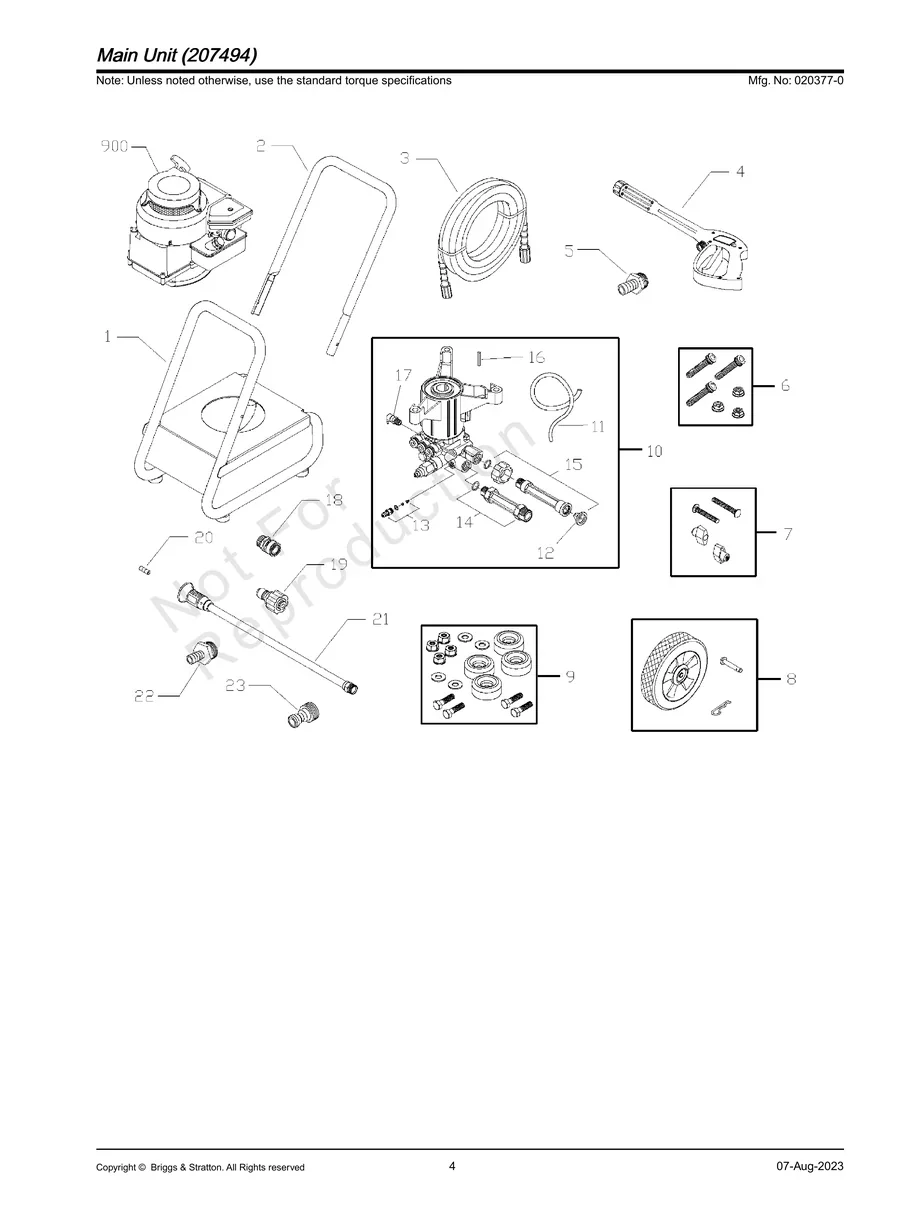 BRIGGS AND STRATTON, 020377-0, IPL.4